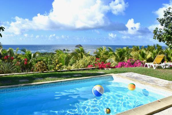 Villa Guadeloupe Saint François Accès Mer Piscine IGUANA BAY - Villa Zagadi, Rezerwuj Willa Hotele w Grande-Terre z basenem, Basen