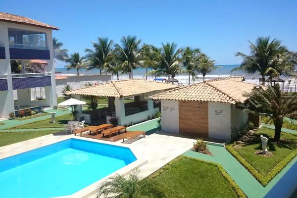 Triplex em Village - Frente ao Mar, Rezerwuj Dom wakacyjny Hotele w Bahia z Parkingiem, Parking