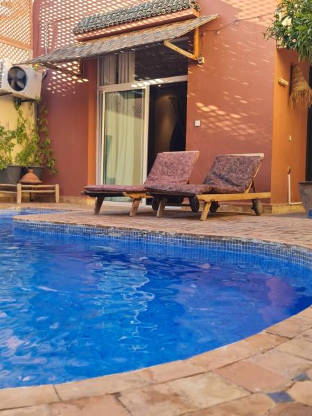 Villa Lila, Rezerwuj Willa Hotele w Marrakech-Tensift-Haouz z Basenem, Basen