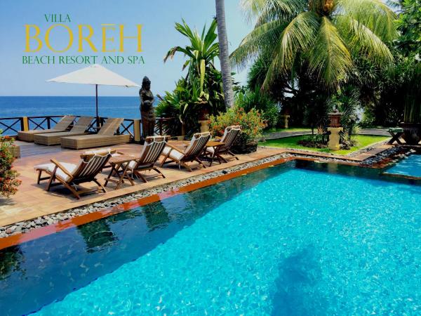 Villa Boreh Beach Resort and Spa, Rezerwuj Osiedle wypoczynkowe Hotele w Bali z basenem, Basen