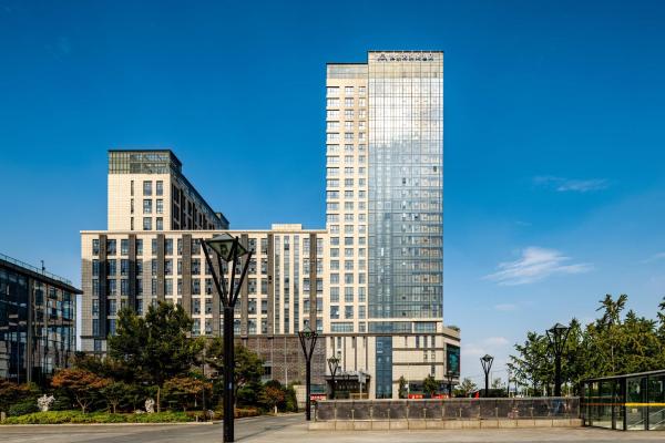 Atour Hotel Suzhou railway station north square Bole Shi, Rezerwuj Hotel Hotele w Sangshubang z Basenem, Basen