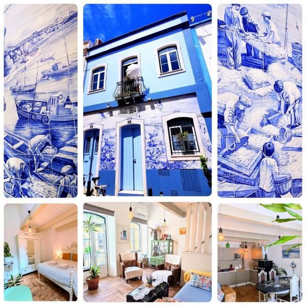 Charming Portuguese style apartment, for rent "Vida à Portuguesa", "Gaivota" Alojamento Local, Rezerwuj Apartament Hotele w Algarve z Parkingiem, Parking