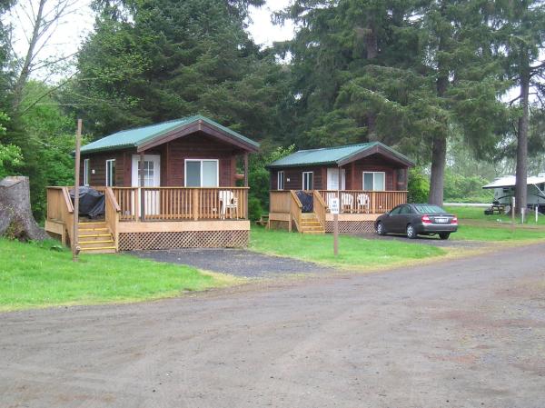 Seaside Camping Resort Studio Cabin 3, Rezerwuj Osiedle wypoczynkowe Hotele w Oregon z Basenem, Basen