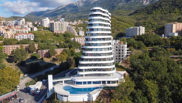 Skyline resort, Rezerwuj Apartament Hotele w Budva County z basenem, Basen