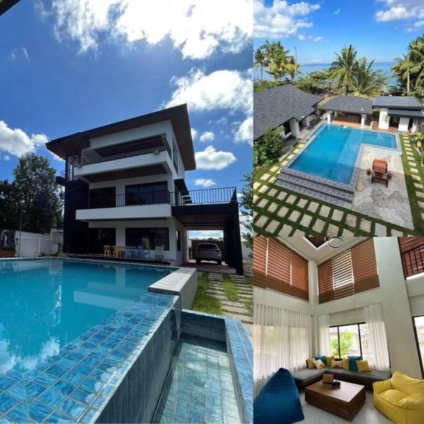 3 Storey Beachfront Villa with Pool by JCV, Rezerwuj  Nasugbu 