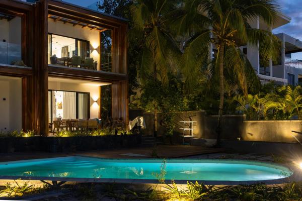 3 BR Beachfront & Self-Catering Apartment - Pointe aux Biches, Rezerwuj Apartament Pointe aux Biches Mauritius