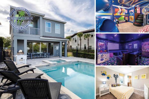 Peaceful 5 Bedroom Villa Oasis in Orlando6535, Rezerwuj  Hotele w Kissimmee z basenem, Basen