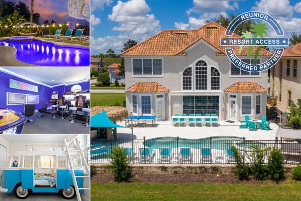 Exclusive Villa with Large Private Pool on Reunion Resort and Spa Orlando Villa 5282, Rezerwuj  Kissimmee Kissimmee