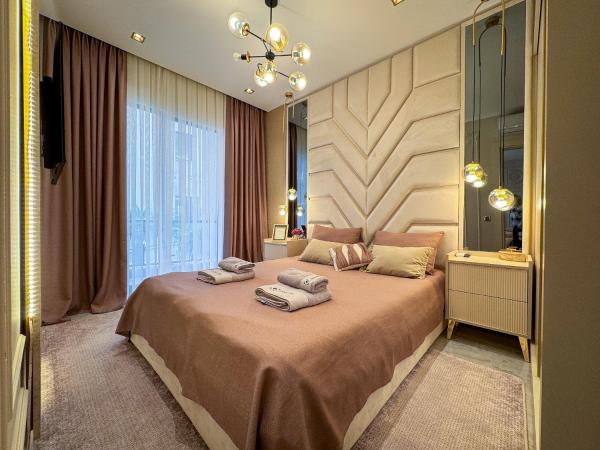 Qoople Legend C - apartments in Alanya 100m to the sea, Rezerwuj Apartament Hotele w Mediterranean Region Turkey z Basenem, Basen