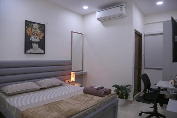 Yendluris- QueenBed Room-14 Kondapur, Gachibowli, Rezerwuj  Lingampalli 