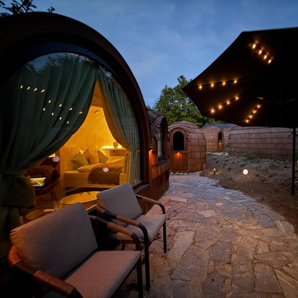 NEU Feinzeit Chalet mit privater Sauna, Rezerwuj Chalet Frensdorf Upper Franconia