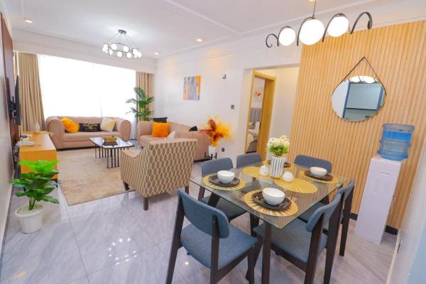 executive fully furnished apartments with luxurious facilities which features a breathtaking city views and close proximity to major shopping malls thus offering a high end lifestyle, Rezerwuj  Nairobi Hotele...