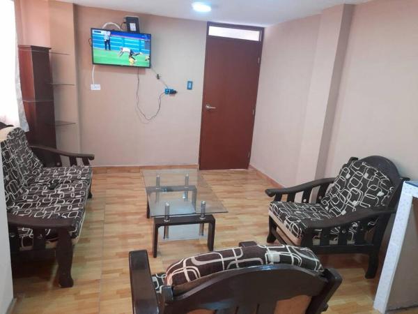 402 Comfy Apt WiFi kitchen SmartTV Central at Callao, Rezerwuj  Callao 
