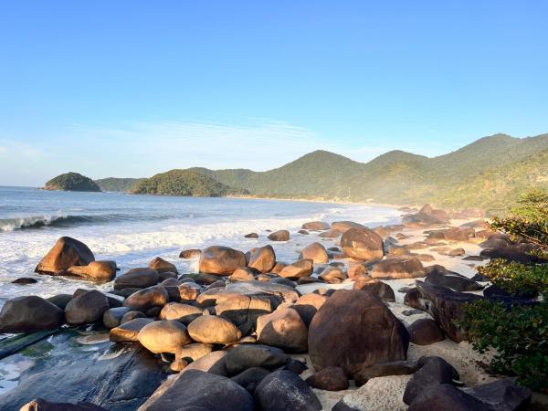 chalés frente à praia, Rezerwuj  Trindade Serra da Bocaina