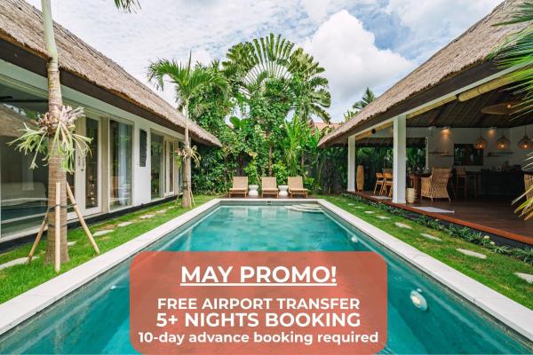 Tropical 4BR Villa in Quiet Babakan Near Berawa, Rezerwuj  Hotele w Bali z Parkingiem, Parking