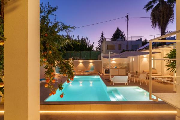 Luxury suite con piscina privata in Villa Vera Mondello - Palermo, Rezerwuj  Hotele w Sycylia z basenem, Basen