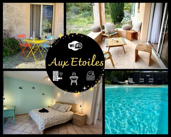 Villa Aux Etoiles, Rezerwuj  Hotele w Casteljau z Basenem, Basen