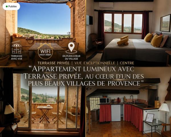 Nid perché avec terrasse et vue Centre Village, Rezerwuj  Hotele w Cotignac z parkingiem, Parking