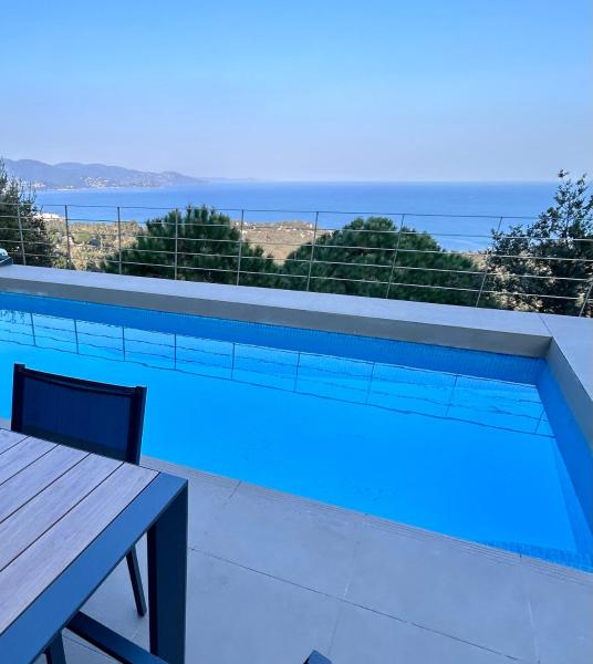 Villa Alta Benat, vue mer exceptionnelle, piscine, Rezerwuj  Bormes-les-Mimosas Mimosa Road