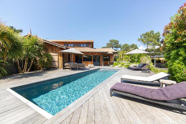 Villa Palombes au Cap Ferret charming villa with swimming pool, Rezerwuj  Cap-Ferret Cap Ferret Peninsula