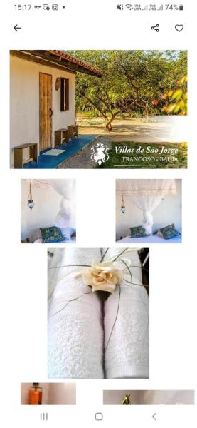 Villas de São Jorge Suíte Istambul Trancoso, Rezerwuj  Hotele w Bahia z Parkingiem, Parking