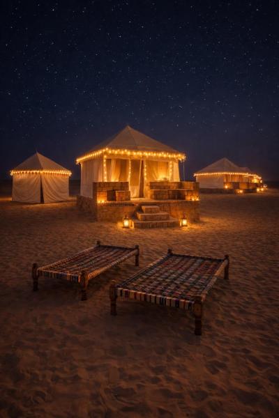 PALM Camp luxury night resort JAISLMER, Rezerwuj  Hotele w Rajasthan z basenem, Basen
