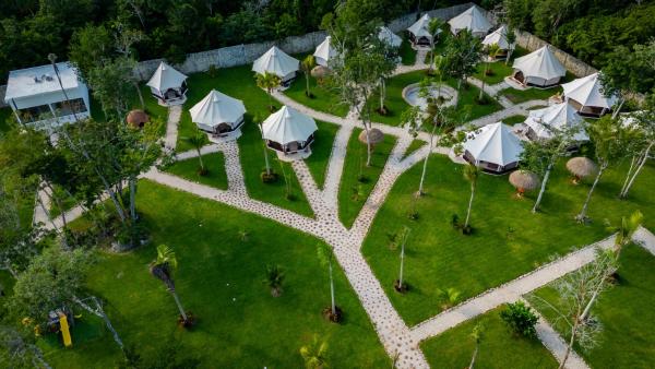 Xakluum Eco Glampings, Rezerwuj Pole kempingowe Hotele w Quintana Roo z Basenem, Basen