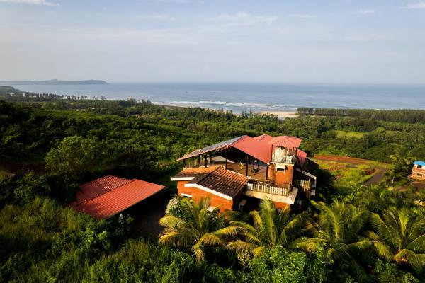 Sea Nest Villa, 3BHK Panoramic Sea View , Ganpatipule, Rezerwuj  Ratnagiri 