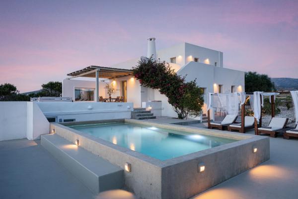 Paros House Villa, Rezerwuj  Hotele w Pounda z Basenem, Basen