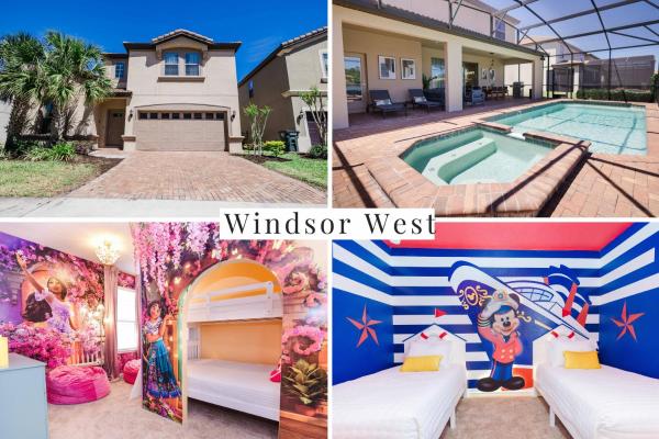 Lakeview 8BR Pool Spa Themed Rooms-Windsor West, Rezerwuj  Kissimmee Kissimmee