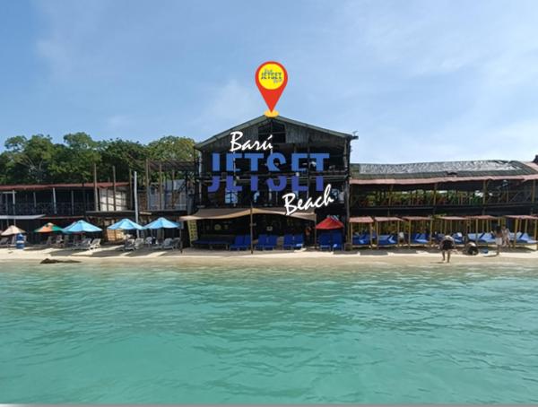 Baru Jet Set Beach & Hostal, Rezerwuj  Hotele w Bolivar z Parkingiem, Parking