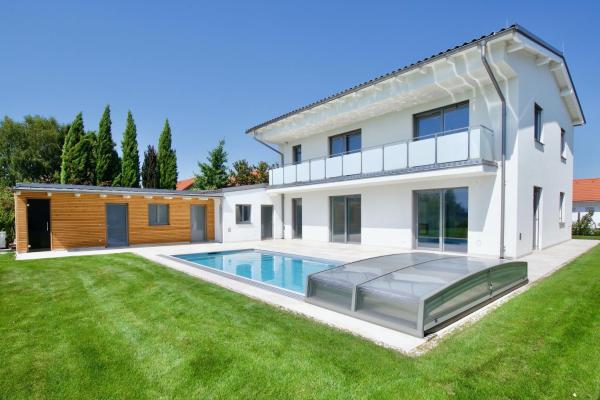 Villa 60, luxuriöse Villa mit Pool, Sauna und großem Garten, Rezerwuj  Hotele w Dolna Austria z Basenem, Basen