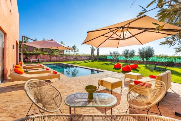 4-Suite Villa sans vis à vis Wi-Fi, Rezerwuj  Hotele w Marrakech-Tensift-Haouz z Basenem, Basen
