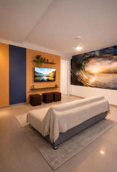 Apartamento com varanda, acomoda 6, vaga, Wi-Fi, 1 minuto da Praia a pé, Rezerwuj  Rio de Janeiro Rio de Janeiro