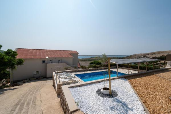 Studio Zubovici 9365b, Rezerwuj Apartament Hotele w Pag z Basenem, Basen